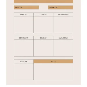 Weekly Planner