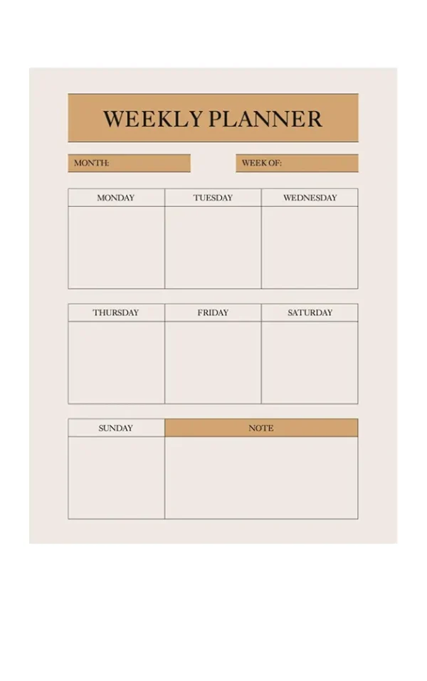 Weekly Planner